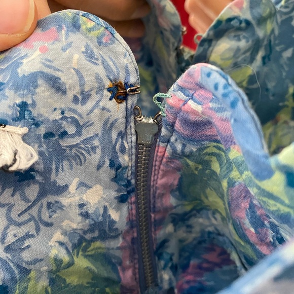 Vtg 1957 Givenchy x Kay Windsor Floral Dress - Picture 7 of 10